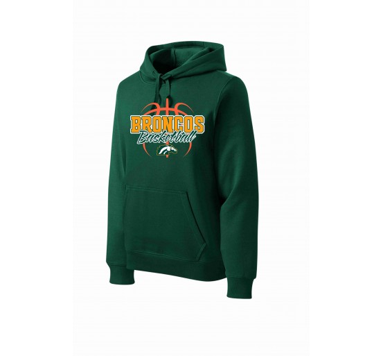 Montville Broncos Basketball Sport-Tek® Sport-Wick® Fleece Hooded Pullover